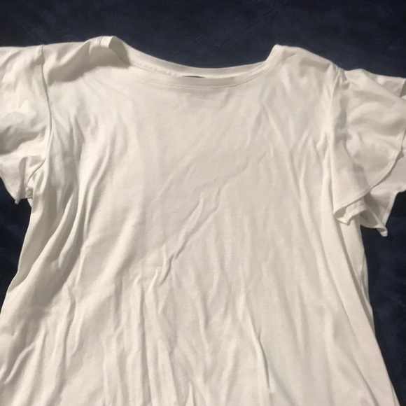 Women’s Lands End Flutter sleeve t shirt - Picture 1 of 1